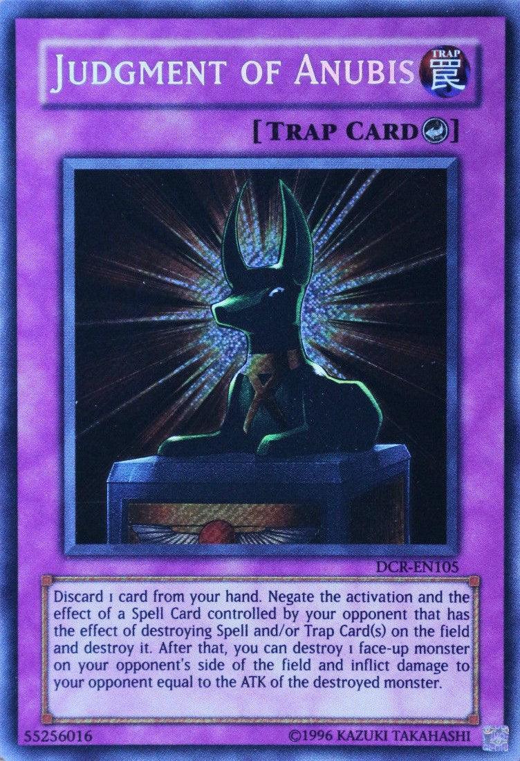 Counter Trap, Dark Crisis, Secret Rare, Trap, Unlimited Judgment of Anubis [DCR-EN105] Secret Rare - Trading Card World