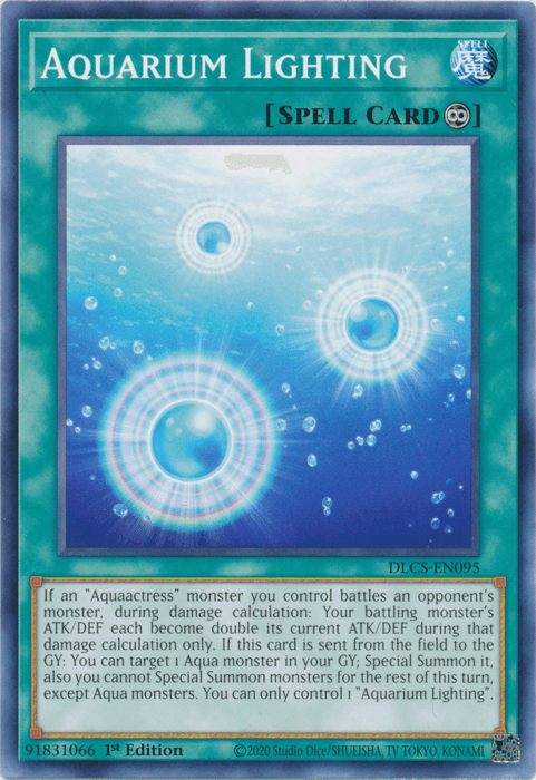 1st Edition, Common, Continuous Spell, Dragons of Legend: The Complete Series, Spell Aquarium Lighting [DLCS-EN095] Common - Trading Card World