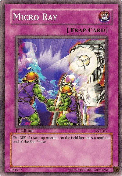 1st Edition, Ancient Sanctuary, Common, Normal Trap, Trap, Unlimited Micro Ray [AST-047] Common - Trading Card World