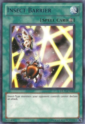 Continuous Spell, Duelist League Promo, Rare, Spell, Unlimited Insect Barrier (Blue) [DL13-EN014] Rare - Trading Card World