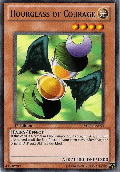 1st Edition, Common, Effect Monster, Fairy, Light, Storm of Ragnarok, Unlimited Hourglass of Courage [STOR-EN091] Common - Trading Card World