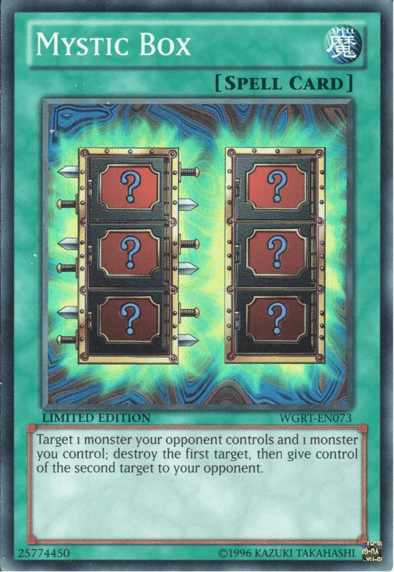 Battle Pack 2: War of the Giants Reinforcements, Limited, Normal Spell, Spell, Super Rare Mystic Box [WGRT-EN073] Super Rare - Trading Card World