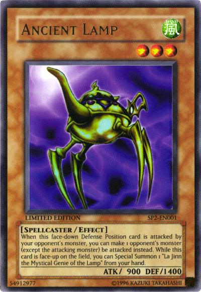 Effect Monster, Limited, Sneak Preview Series 2, Spellcaster, Ultra Rare, Wind Ancient Lamp [SP2-EN001] Ultra Rare - Trading Card World