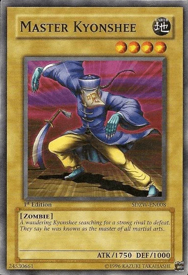 1st Edition, Common, Earth, Normal Monster, Structure Deck: Zombie World, Zombie Master Kyonshee [SDZW-EN008] Common - Trading Card World