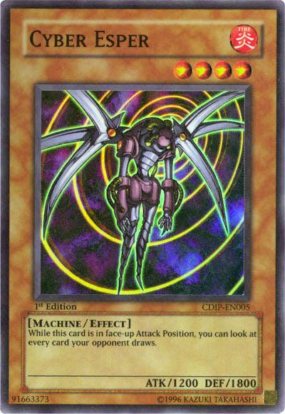 1st Edition, Cyberdark Impact, Effect Monster, Fire, Machine, Super Rare, Unlimited Cyber Esper [CDIP-EN005] Super Rare - Trading Card World