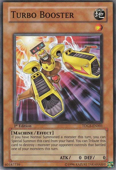 1st Edition, Common, Earth, Effect Monster, Machine, The Duelist Genesis, Unlimited Turbo Booster [TDGS-EN001] Common - Trading Card World