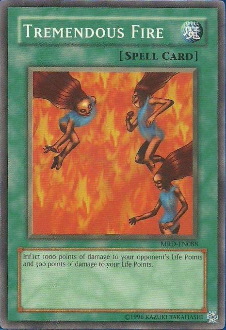 Common, Metal Raiders, Normal Spell, Spell, Unlimited Tremendous Fire [MRD-EN088] Common - Trading Card World