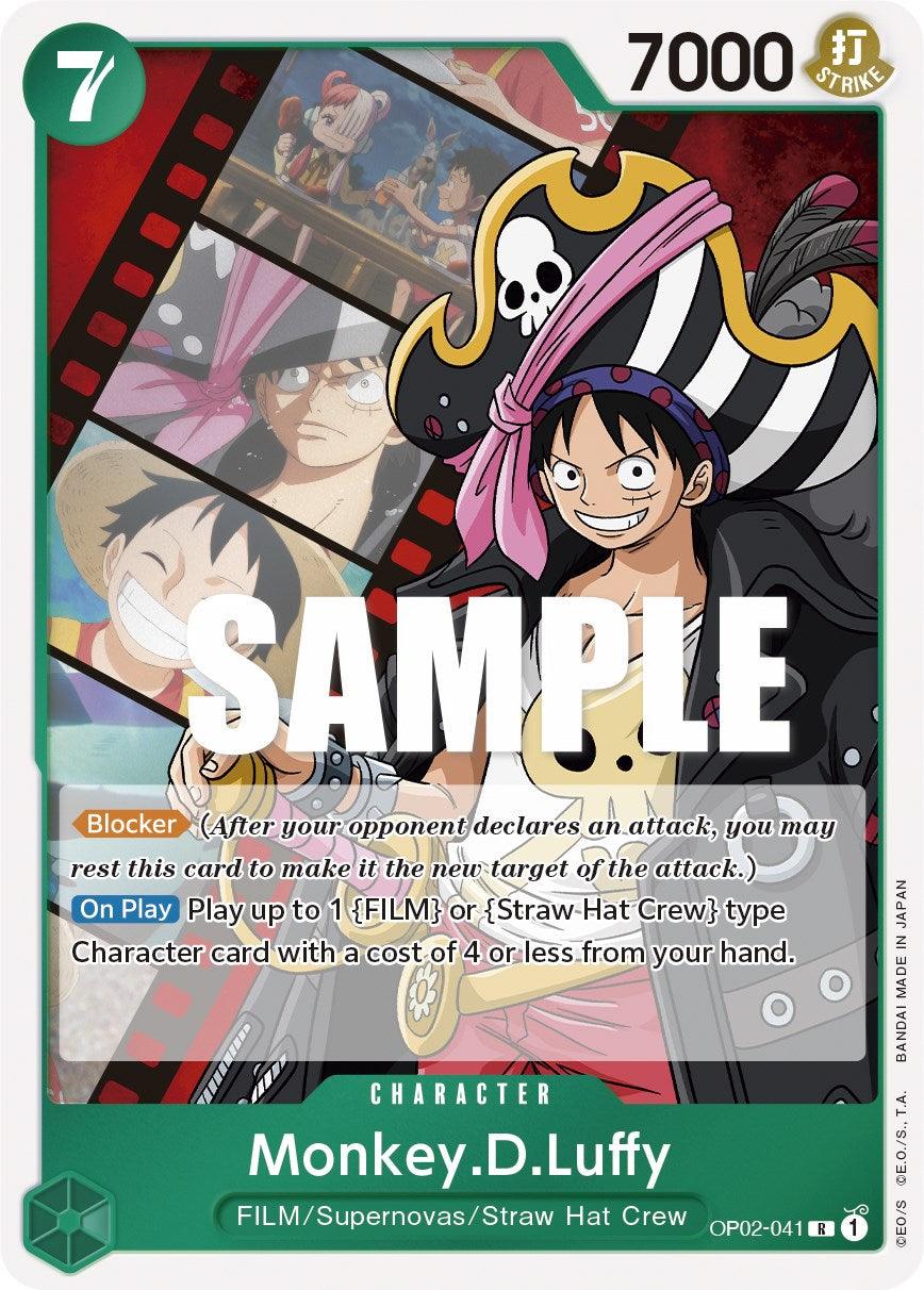 Character, Film, Paramount War, Rare, Straw Hat Crew, Supernovas Monkey.D.Luffy [Paramount War] - Trading Card World