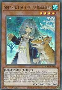 1st Edition, Effect Monster, Spellcaster, Structure Deck: Freezing Chains, Ultra Rare, Water Speaker for the Ice Barriers [SDFC-EN003] Ultra Rare - Trading Card World