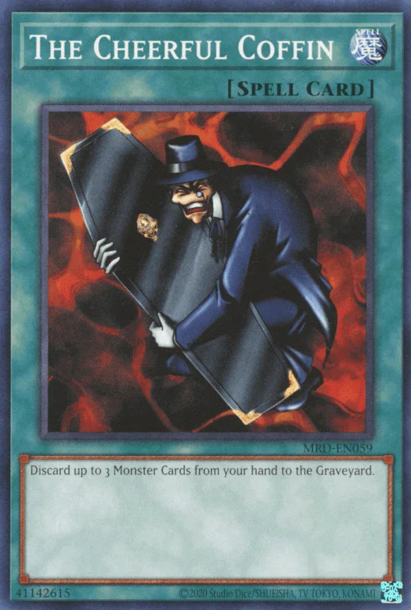 Common, Metal Raiders, Normal Spell, Spell, Unlimited The Cheerful Coffin [MRD-EN059] Common - Trading Card World