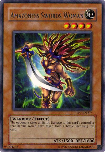 Earth, Effect Monster, Rare, Tournament Pack 7, Unlimited, Warrior Amazoness Swords Woman [TP7-EN007] Rare - Trading Card World