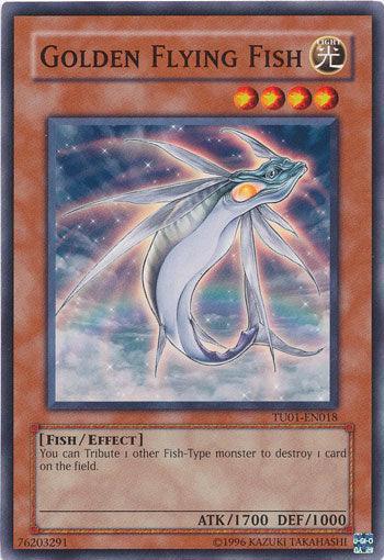 Common, Effect Monster, Fish, Light, Turbo Pack Booster One Pack, Unlimited Golden Flying Fish [TU01-EN018] Common - Trading Card World