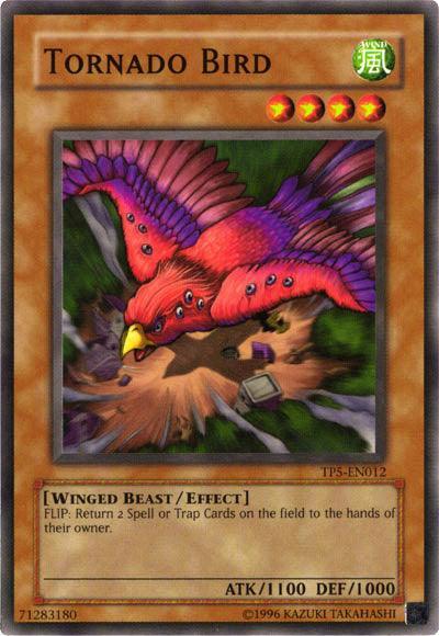 Common, Effect Monster, Tournament Pack 5, Unlimited, Wind, Winged Beast Tornado Bird [TP5-EN012] Common - Trading Card World