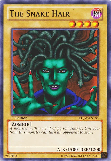 1st Edition, Common, Dark, Legendary Collection 4: Joey's World, Normal Monster, Zombie The Snake Hair [LCJW-EN185] Common - Trading Card World