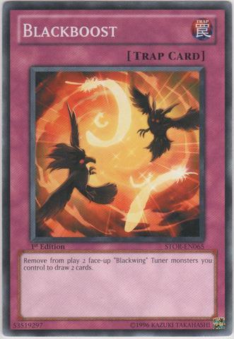1st Edition, Common, Normal Trap, Storm of Ragnarok, Trap, Unlimited Blackboost [STOR-EN065] Common - Trading Card World