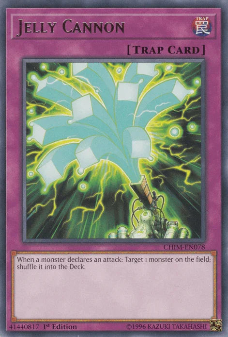 1st Edition, Chaos Impact, Normal Trap, Rare, Trap, Unlimited Jelly Cannon [CHIM-EN078] Rare - Trading Card World
