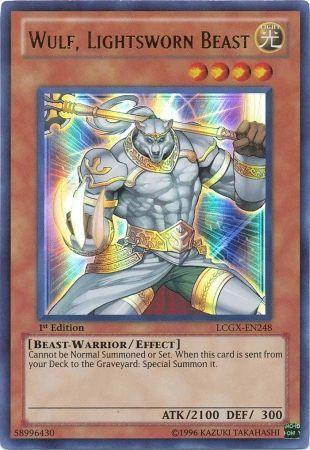 1st Edition, Beast-Warrior, Effect Monster, Legendary Collection 2, Light, Ultra Rare, Unlimited Wulf, Lightsworn Beast [LCGX-EN248] Ultra Rare - Trading Card World