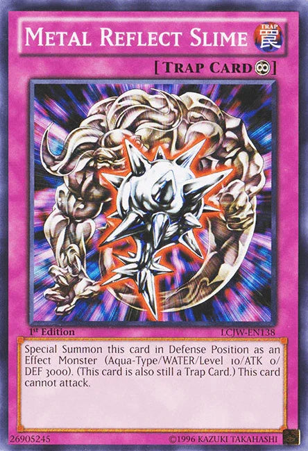 1st Edition, Common, Continuous Trap, Legendary Collection 4: Joey's World, Trap Metal Reflect Slime [LCJW-EN138] Common - Trading Card World