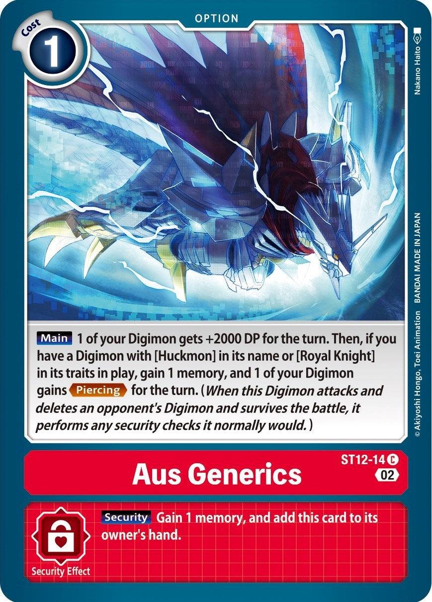 Common, Option, Red, ST12-14, Starter Deck: Jesmon Aus Generics [ST12-14] [Starter Deck: Jesmon] - Trading Card World