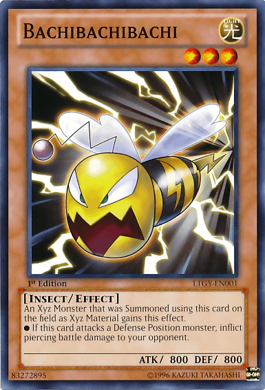 1st Edition, Common, Effect Monster, Insect, Light, Lord of the Tachyon Galaxy, Unlimited Bachibachibachi [LTGY-EN001] Common - Trading Card World