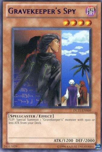 Dark, Duelist League Promo, Effect Monster, Rare, Spellcaster, Unlimited Gravekeeper's Spy (Purple) [DL11-EN009] Rare - Trading Card World