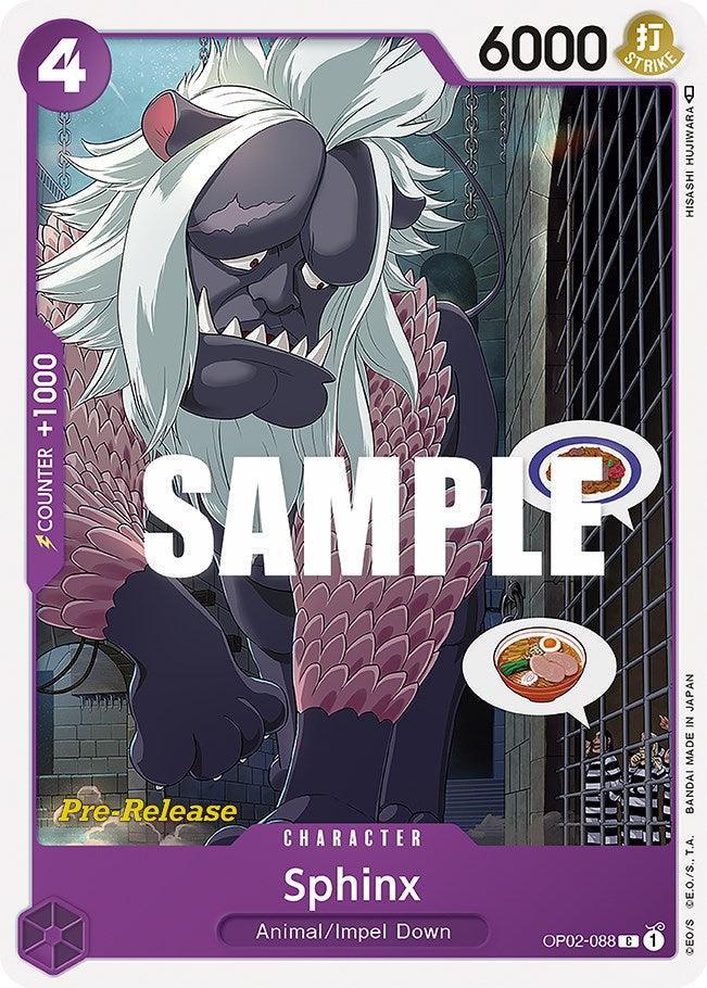 Animal, Character, Common, Impel Down, Paramount War, Paramount War Pre-Release Cards Sphinx [Paramount War Pre-Release Cards] - Trading Card World