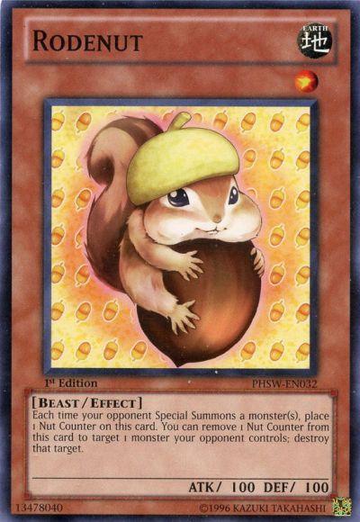 1st Edition, Beast, Common, Earth, Effect Monster, Photon Shockwave, Unlimited Rodenut [PHSW-EN032] Common - Trading Card World
