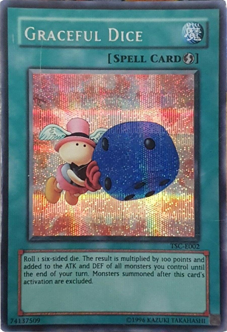 1st Edition, Normal Spell, Secret Rare, Spell, The Sacred Cards Graceful Dice [TSC-E002] Secret Rare - Trading Card World