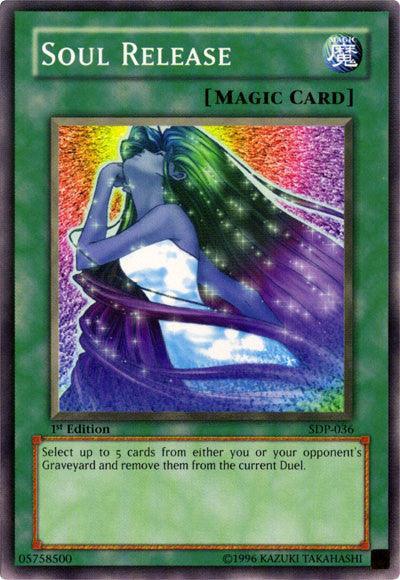 1st Edition, Common, Normal Spell, Spell, Starter Deck: Pegasus, Unlimited Soul Release [SDP-036] Common - Trading Card World