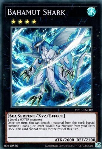 OTS Tournament Pack 13, Sea Serpent, Super Rare, Unlimited, Water, Xyz/Effect Monster Bahamut Shark [OP13-EN009] Super Rare - Trading Card World