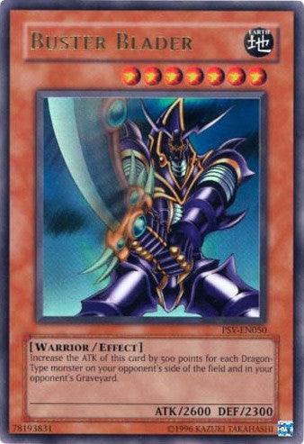 Earth, Effect Monster, Pharaoh's Servant, Ultra Rare, Unlimited, Warrior Buster Blader [PSV-EN050] Ultra Rare - Trading Card World