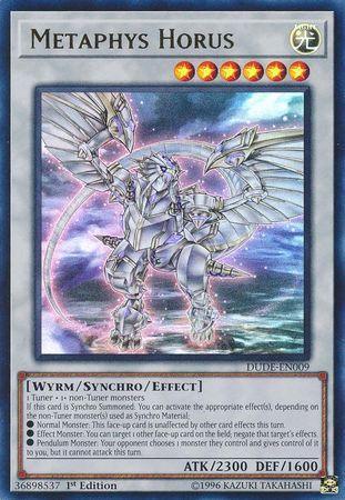 1st Edition, Duel Devastator, Light, Synchro/Effect Monster, Ultra Rare, Wyrm Metaphys Horus [DUDE-EN009] Ultra Rare - Trading Card World