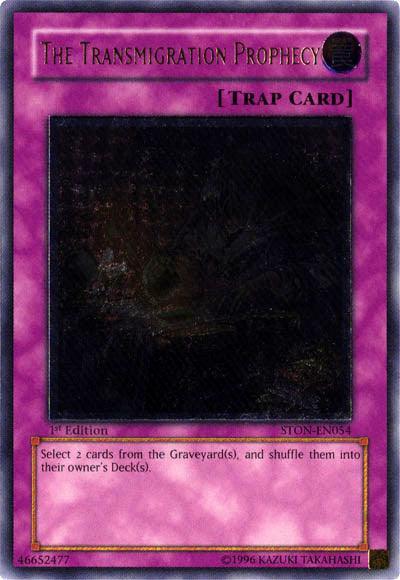 1st Edition, Normal Trap, Strike of Neos, Trap, Ultimate Rare, Unlimited The Transmigration Prophecy [STON-EN054] Ultimate Rare - Trading Card World