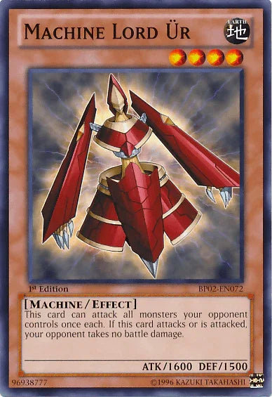 1st Edition, Battle Pack 2: War of the Giants, Earth, Effect Monster, Machine, Mosaic Rare, Unlimited Machine Lord Ur [BP02-EN072] Mosaic Rare - Trading Card World