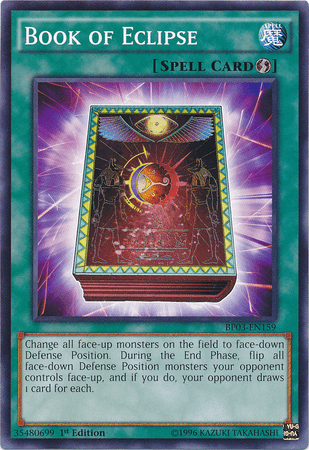 1st Edition, Battle Pack 3: Monster League, Common, Quick Play Spell, Spell Book of Eclipse [BP03-EN159] Common - Trading Card World