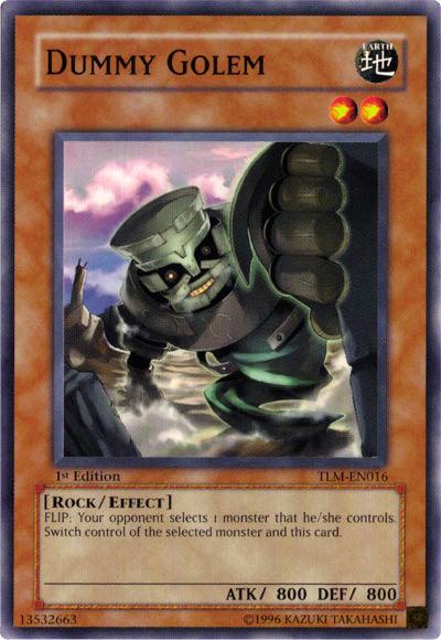1st Edition, Common, Earth, Effect Monster, Rock, The Lost Millennium, Unlimited Dummy Golem [TLM-EN016] Common - Trading Card World