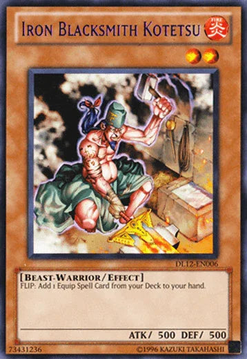 Beast-Warrior, Duelist League Promo, Effect Monster, Fire, Rare, Unlimited Iron Blacksmith Kotetsu (Purple) [DL12-EN006] Rare - Trading Card World