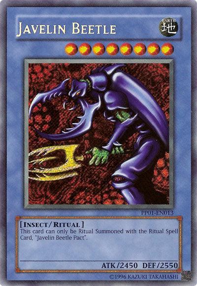 Earth, Insect, Premium Pack 1, Ritual Monster, Secret Rare, Unlimited Javelin Beetle [PP01-EN013] Secret Rare - Trading Card World