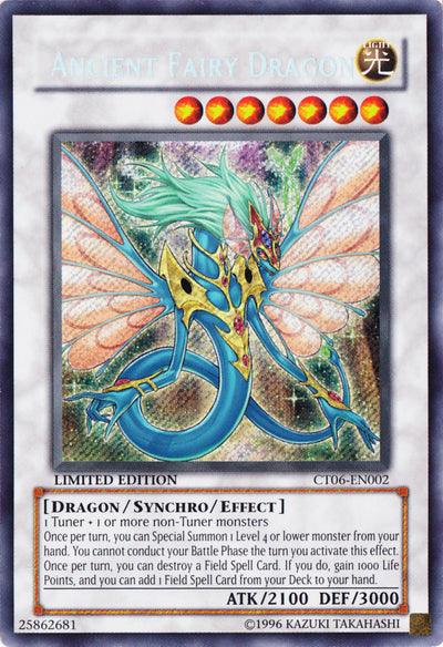2009 Collectors Tin, Dragon, Light, Limited, Secret Rare, Synchro/Effect Monster Ancient Fairy Dragon [CT06-EN002] Secret Rare - Trading Card World
