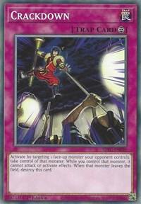 1st Edition, Common, Continuous Trap, Structure Deck: Freezing Chains, Trap Crackdown [SDFC-EN040] Common - Trading Card World