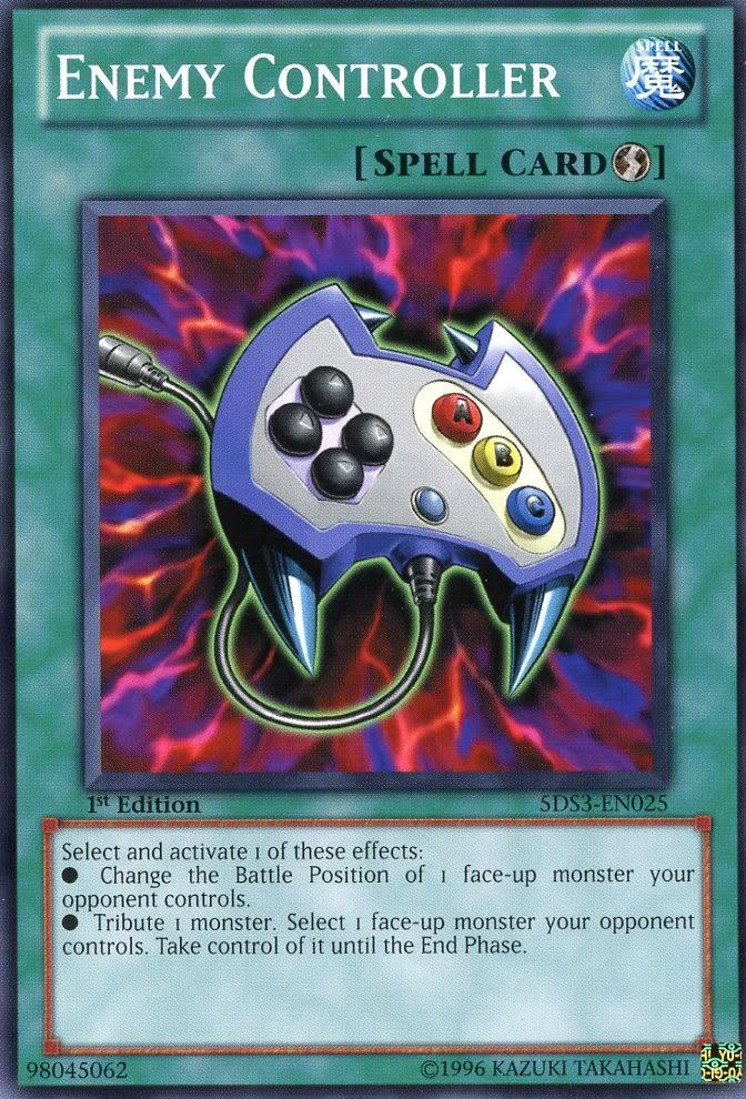 1st Edition, Common, Quick Play Spell, Spell, Starter Deck: Duelist Toolbox Enemy Controller [5DS3-EN025] Common - Trading Card World