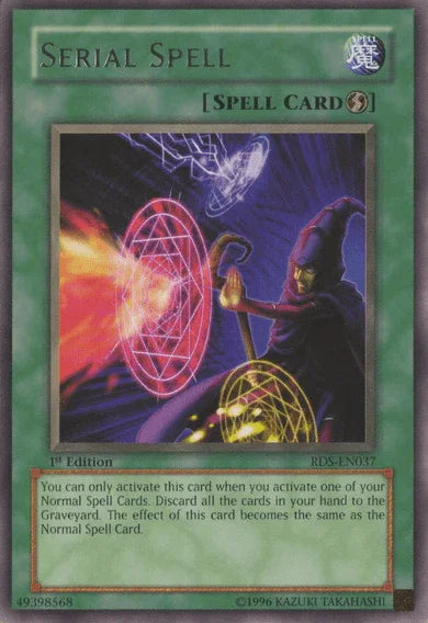 1st Edition, Quick Play Spell, Rare, Rise of Destiny, Spell, Unlimited Serial Spell [RDS-EN037] Rare - Trading Card World