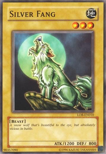 Beast, Common, Earth, Normal Monster, The Legend of Blue Eyes White Dragon, Unlimited Silver Fang [LOB-EN010] Common - Trading Card World
