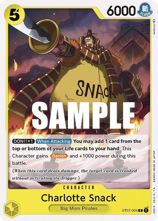 Big Mom Pirates, Character, Common, Starter Deck: Big Mom Pirates, Starter Decks Charlotte Snack [Starter Deck: Big Mom Pirates] - Trading Card World