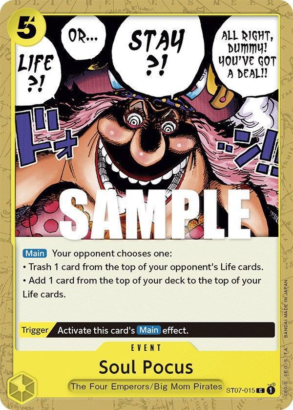Big Mom Pirates, Common, Event, Starter Deck: Big Mom Pirates, Starter Decks, The Four Emperors Soul Pocus [Starter Deck: Big Mom Pirates] - Trading Card World