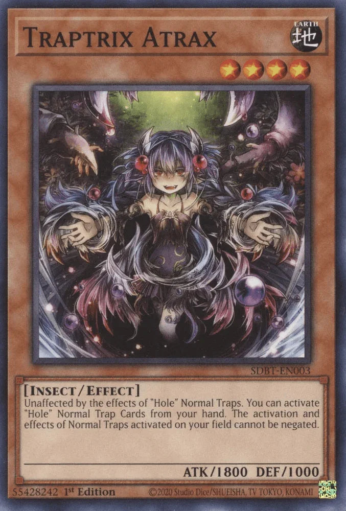 1st Edition, Common, Earth, Effect Monster, Insect, Structure Deck: Beware of Traptrix Traptrix Atrax [SDBT-EN003] Common - Trading Card World