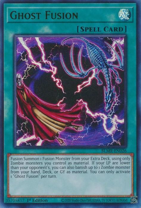 1st Edition, Battles of Legend: Monstrous Revenge, Normal Spell, Spell, Ultra Rare Ghost Fusion [BLMR-EN026] Ultra Rare - Trading Card World