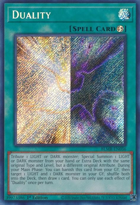 1st Edition, Battles of Legend: Monstrous Revenge, Quick-Play Spell, Secret Rare, Spell Duality [BLMR-EN036] Secret Rare - Trading Card World