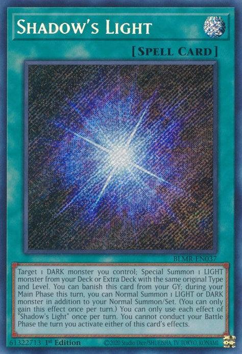 1st Edition, Battles of Legend: Monstrous Revenge, Normal Spell, Secret Rare, Spell Shadow's Light [BLMR-EN037] Secret Rare - Trading Card World