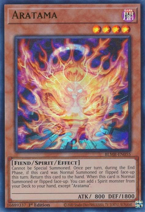 1st Edition, Battles of Legend: Monstrous Revenge, Dark, Fiend, Spirit Monster, Ultra Rare Aratama [BLMR-EN055] Ultra Rare - Trading Card World